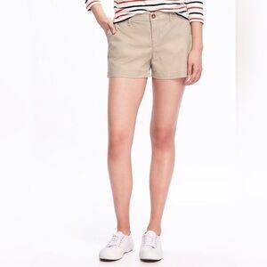 Old Navy Women’s 3” Khaki Shorts Size 0 Regular
